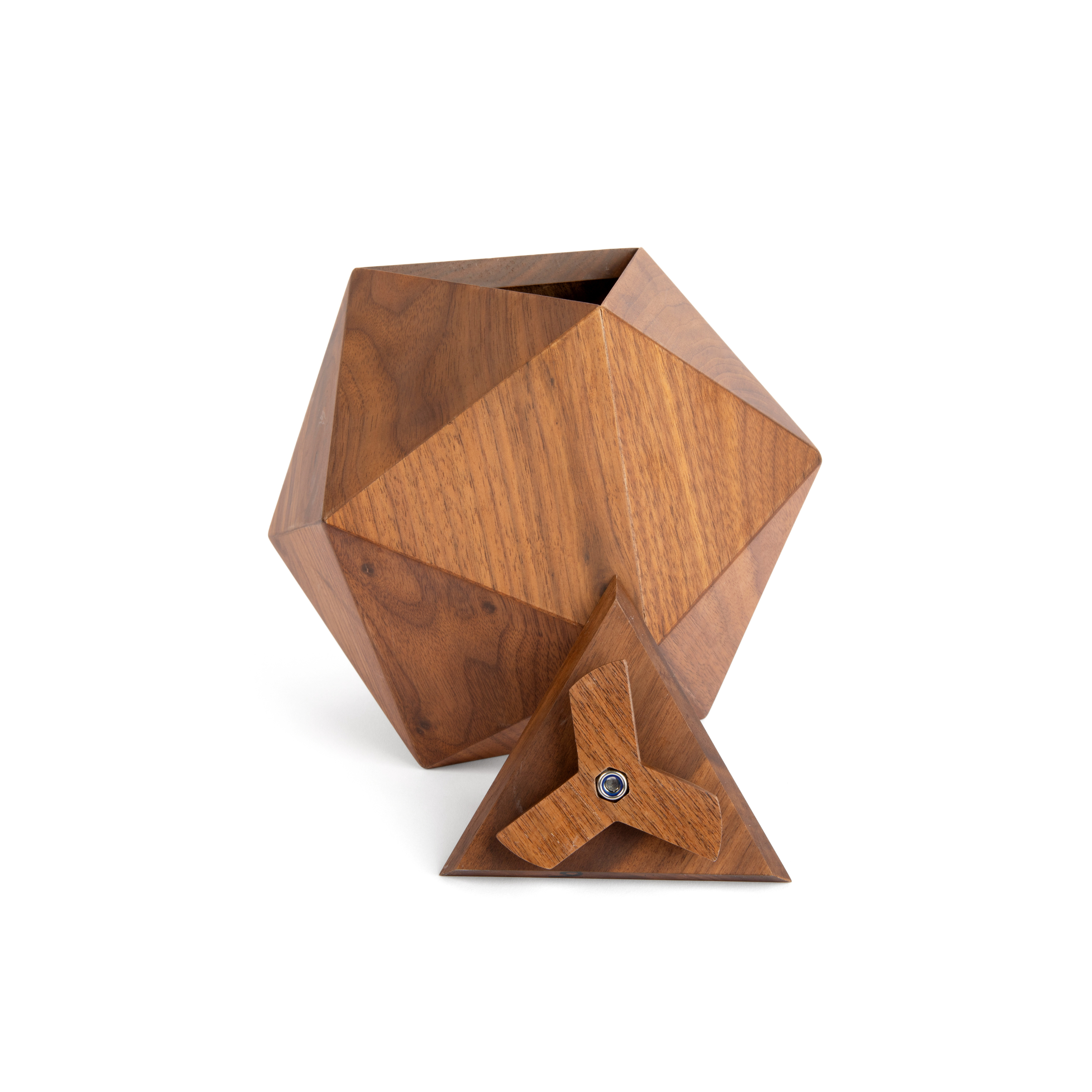 The Bleecker Urn in Walnut
