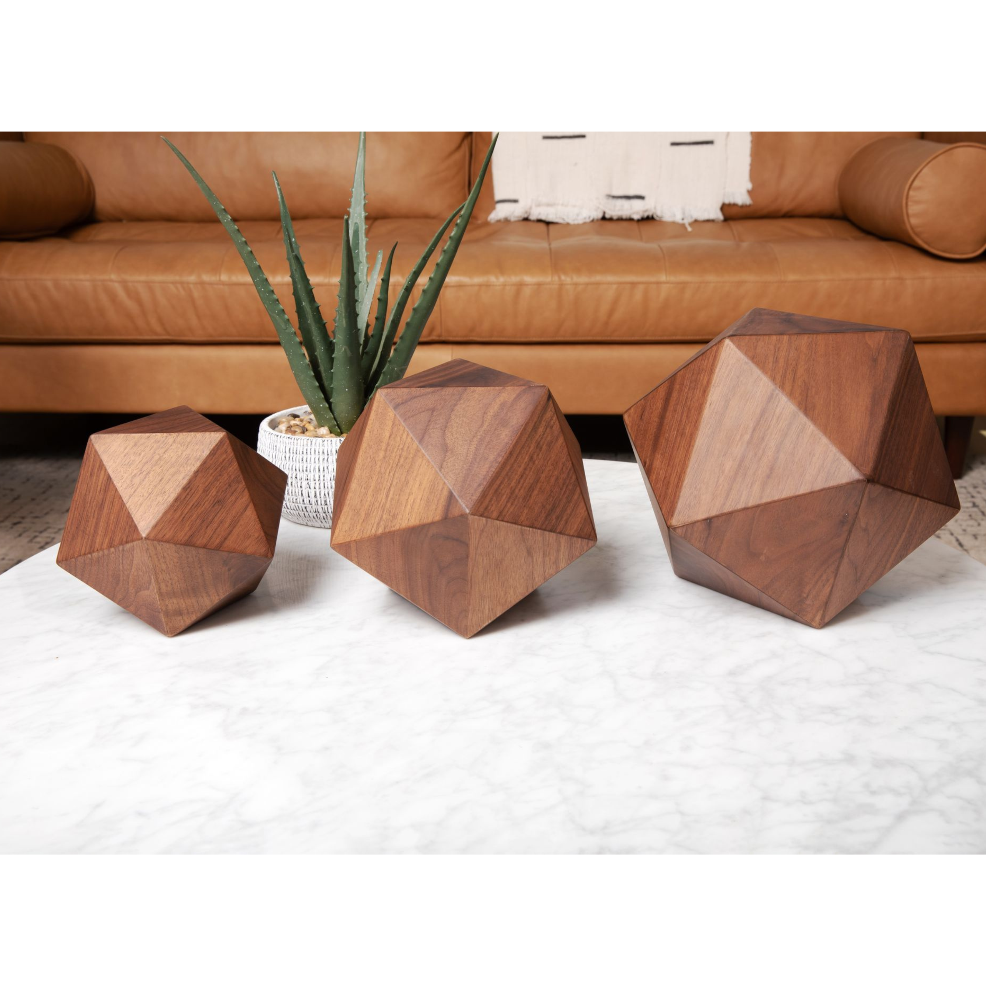 The Bleecker Urn in Walnut