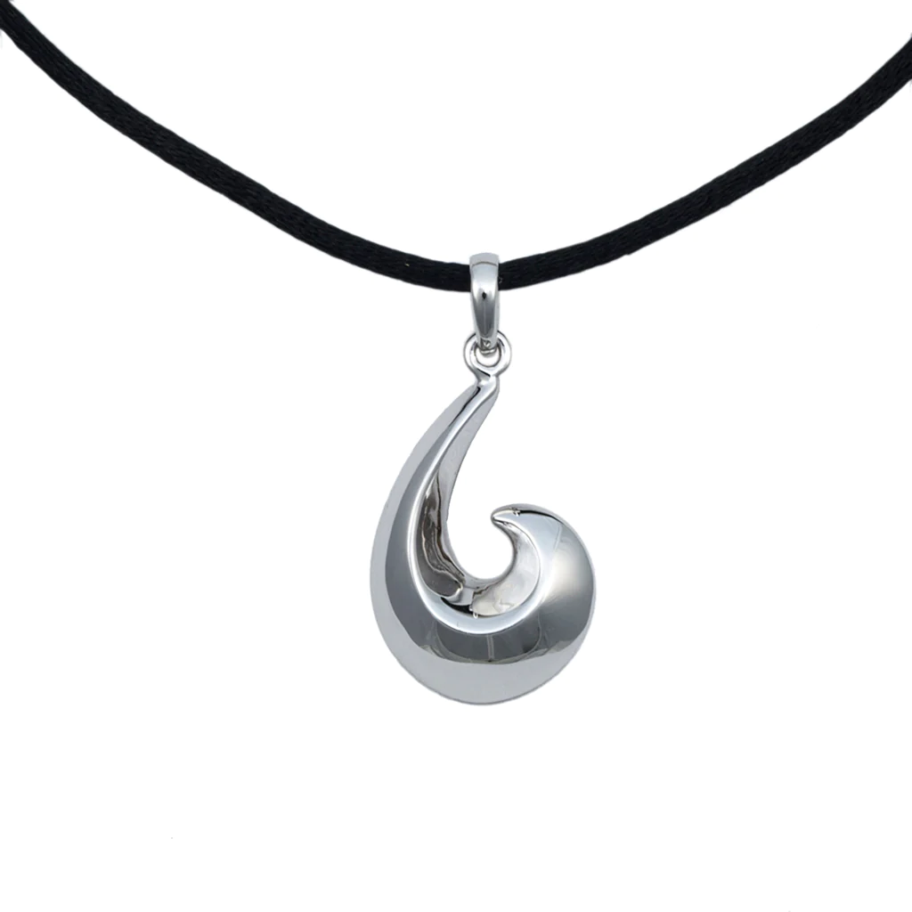 The Fish Hook Cremation Necklace - Jewelry for Ashes