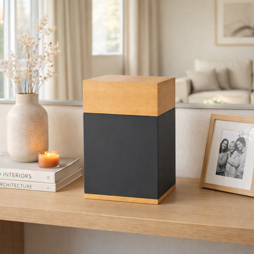 The Tower Urn in Oak