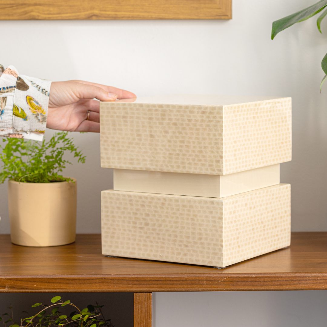 The Stanton Urn in Cream