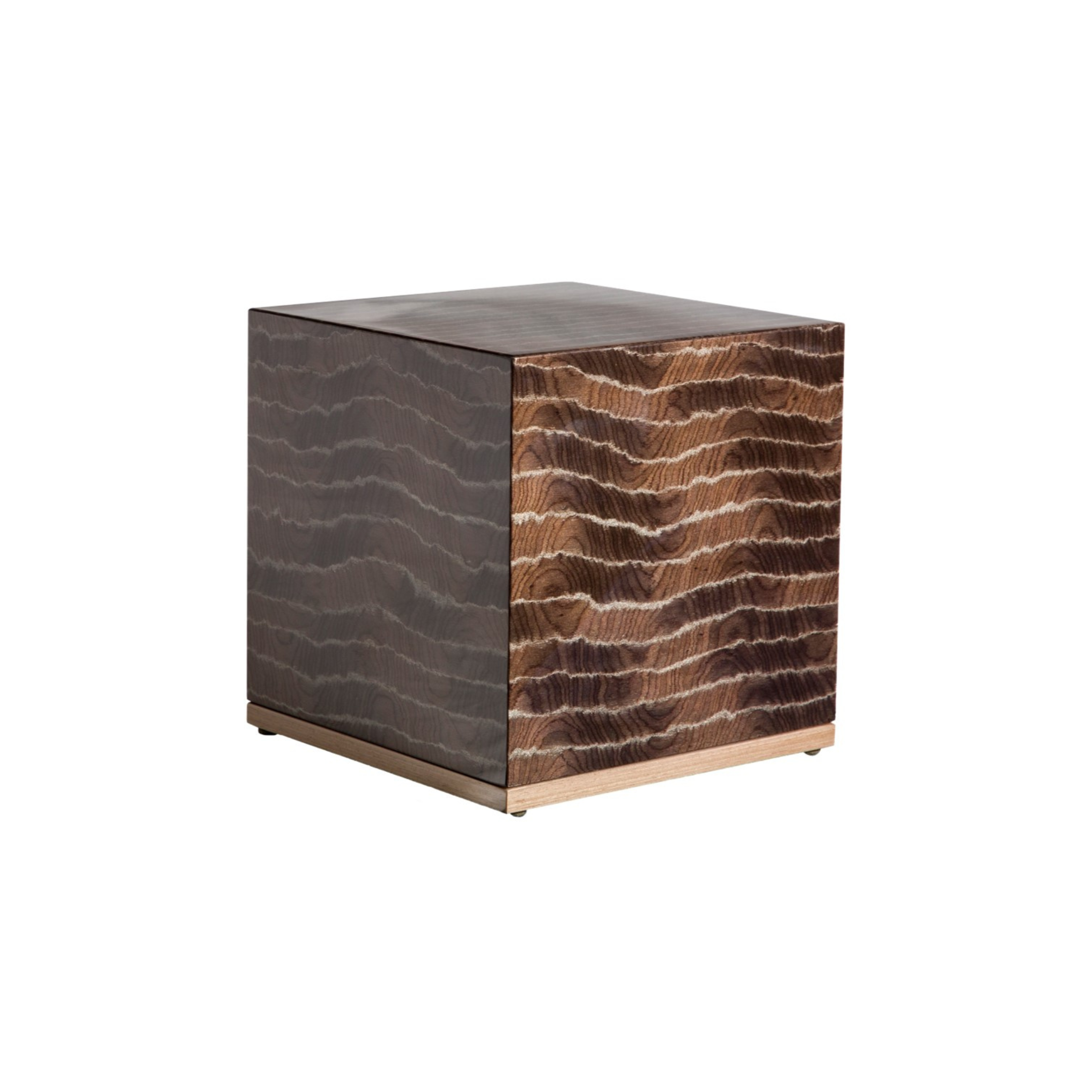 The Madison Urn in Striped Brown