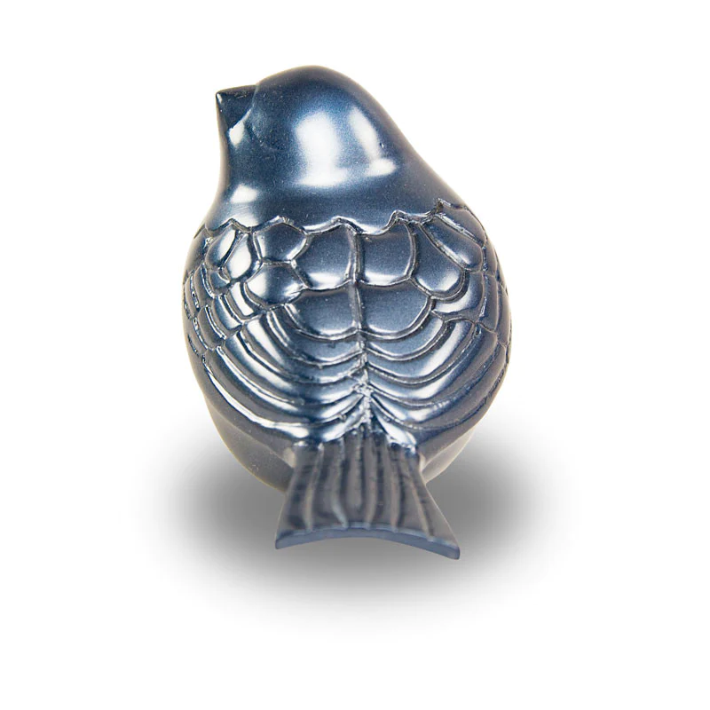 The Lucy Songbird Keepsake Urn in Blue