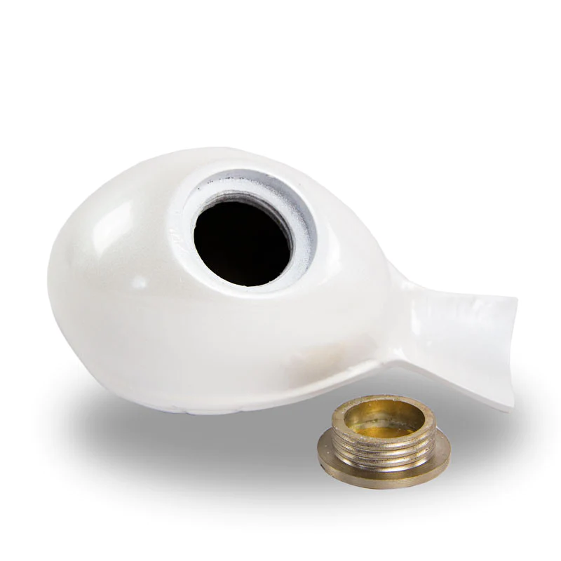 The Lucy Songbird Keepsake Urn in Pearl White
