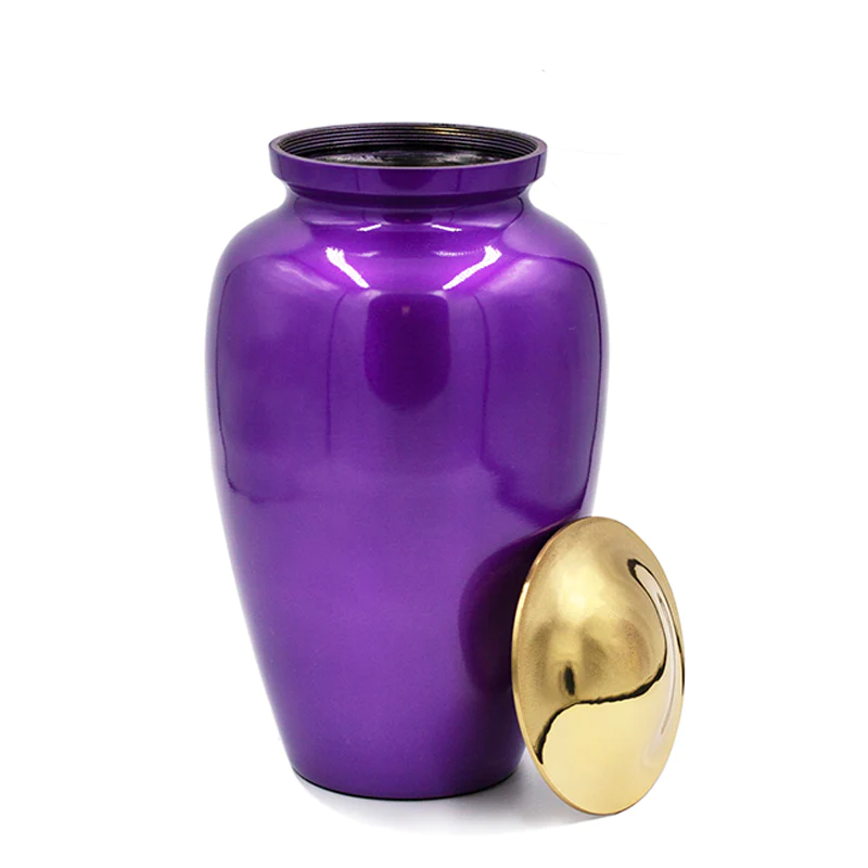 The Clayton Urn in Purple