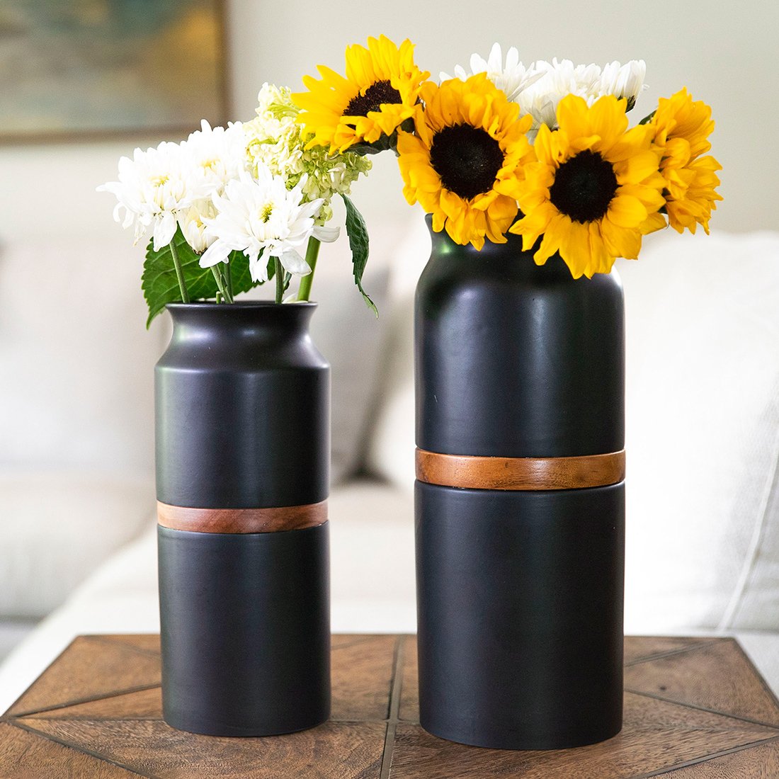 The Vega Vase Urn in Black