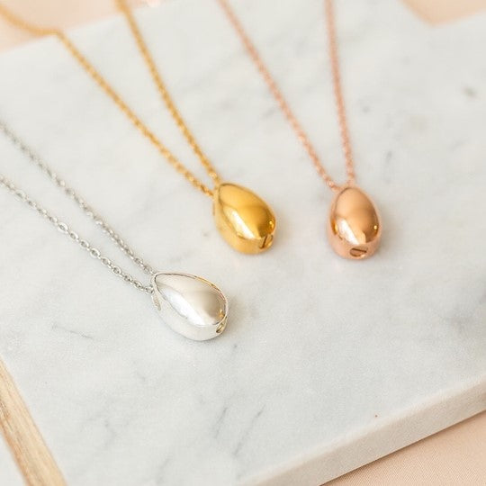 The Hepburn Teardrop Cremation Necklace