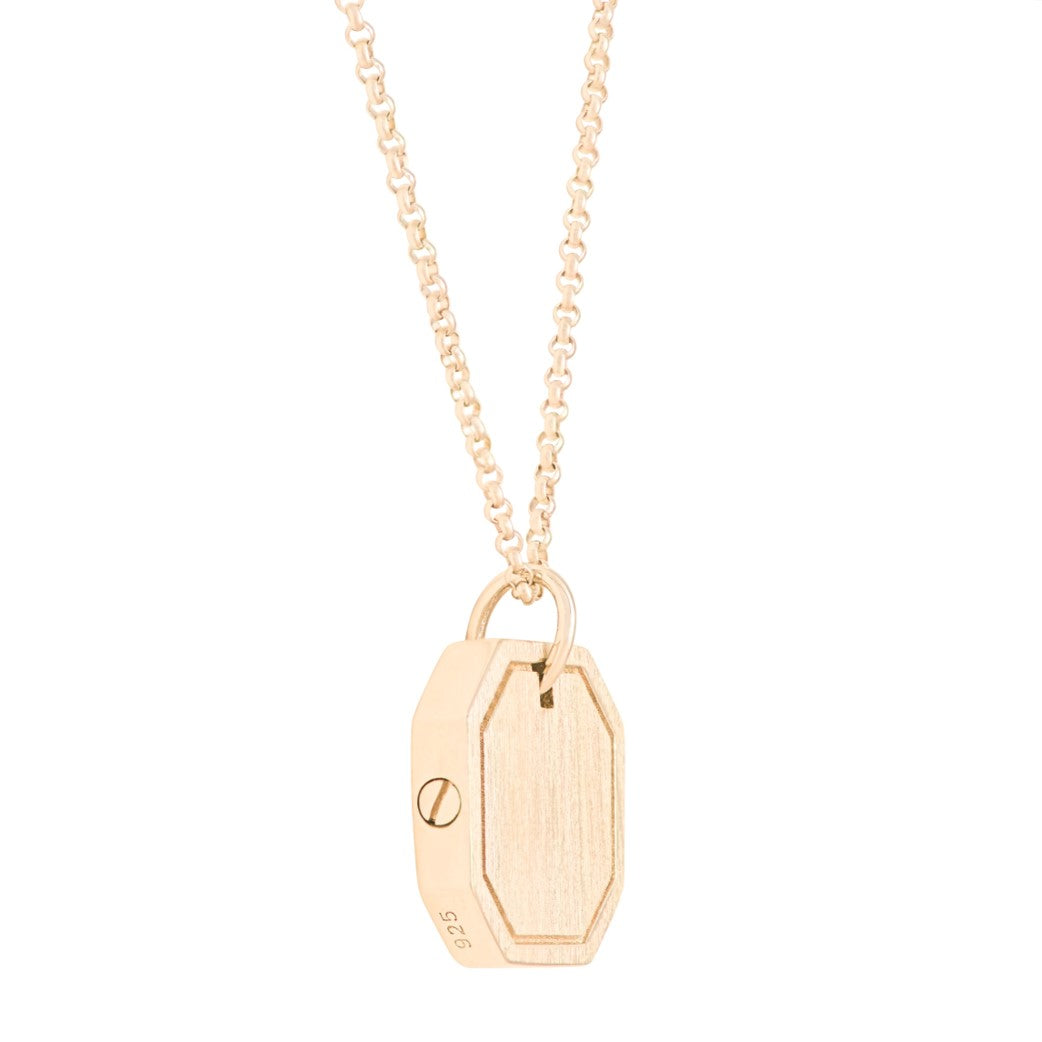 The Octagon Cremation Necklace