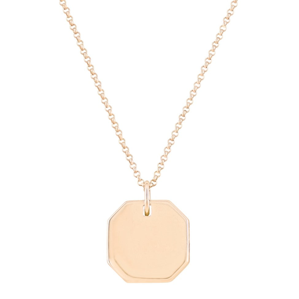 The Octagon Cremation Necklace