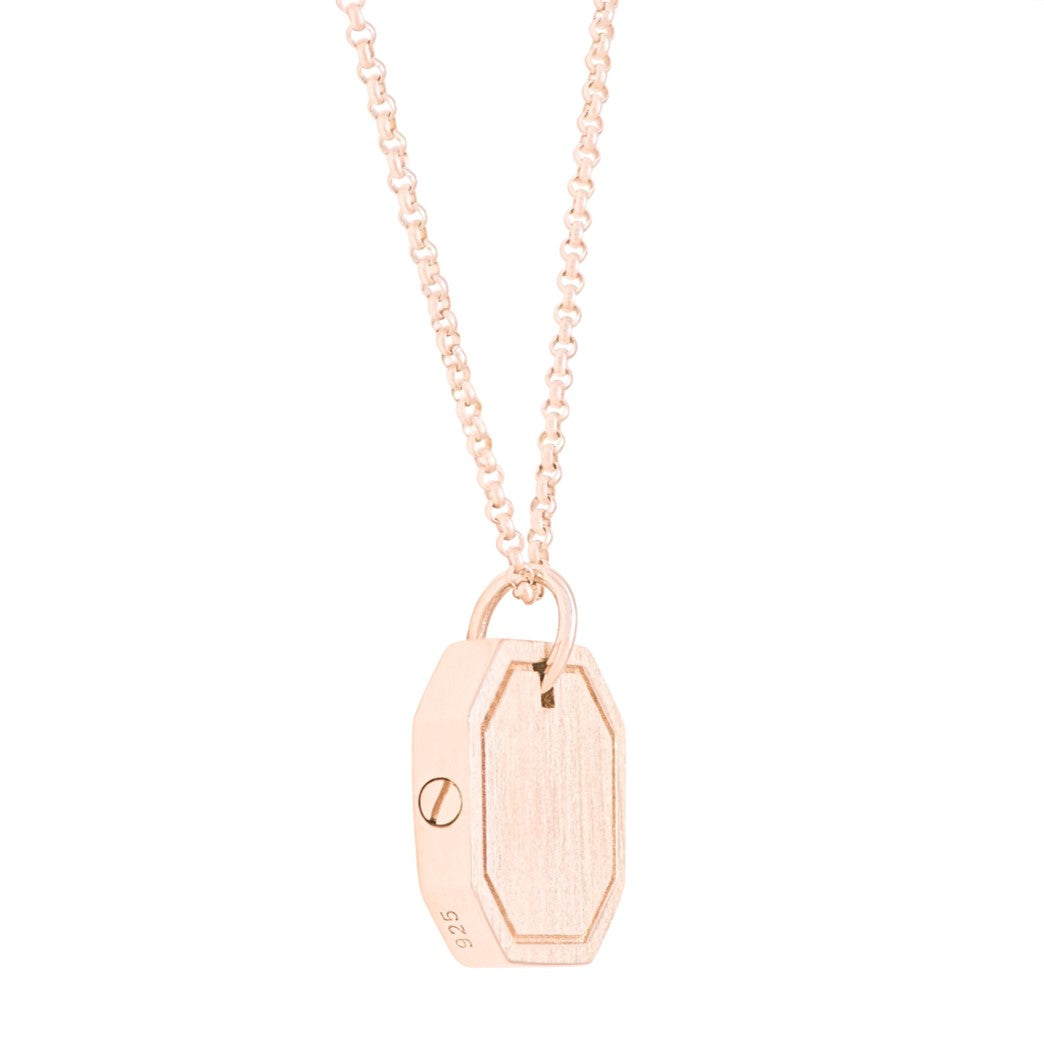 The Octagon Cremation Necklace