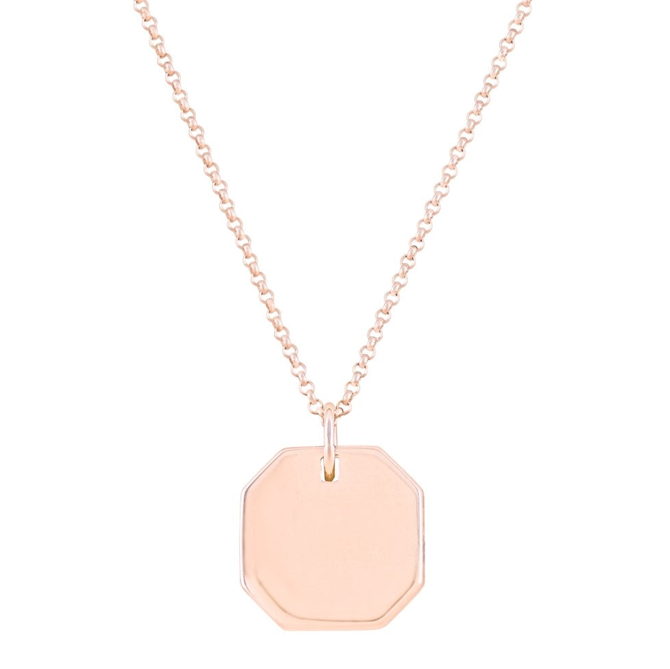 The Octagon Cremation Necklace