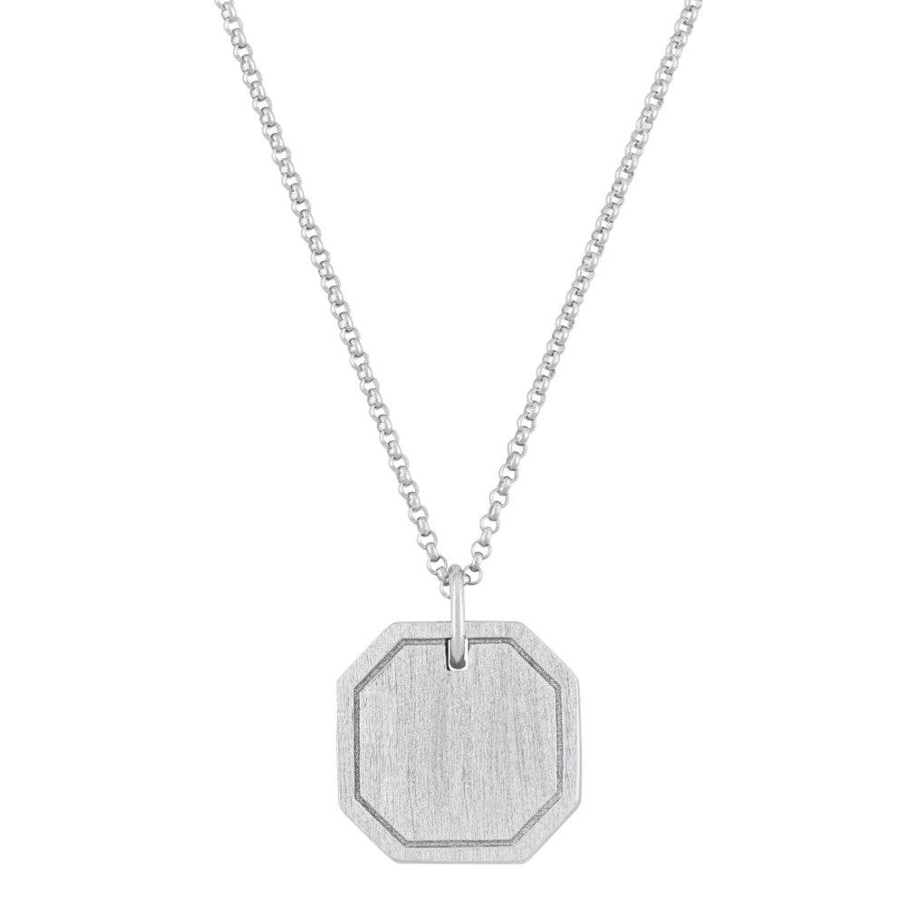 The Octagon Cremation Necklace