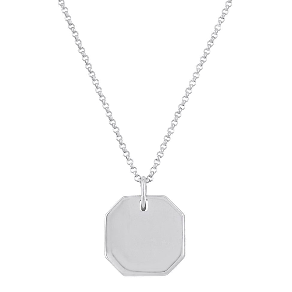 The Octagon Cremation Necklace