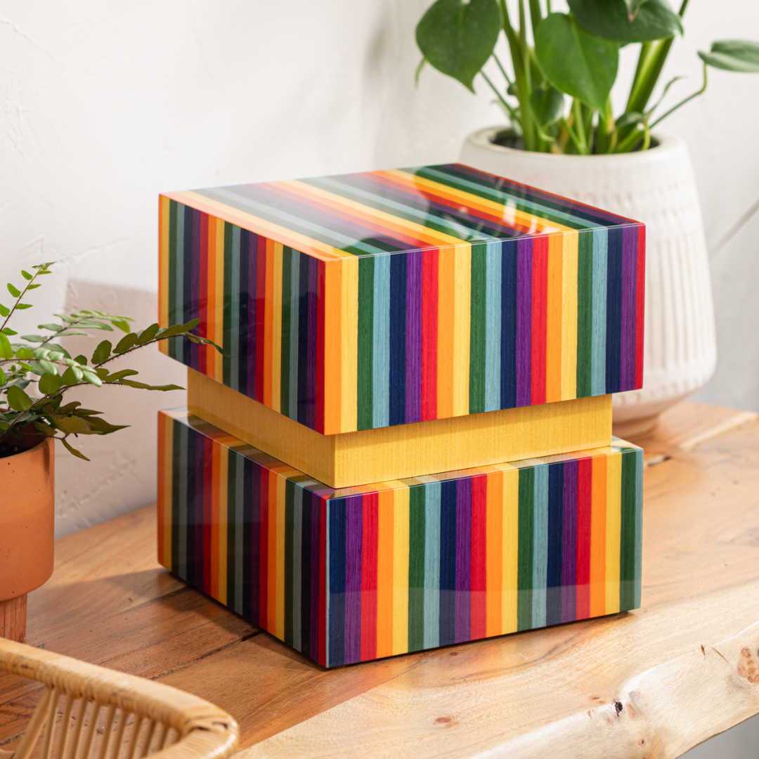 The Stanton Urn in Vibrant Multicolor