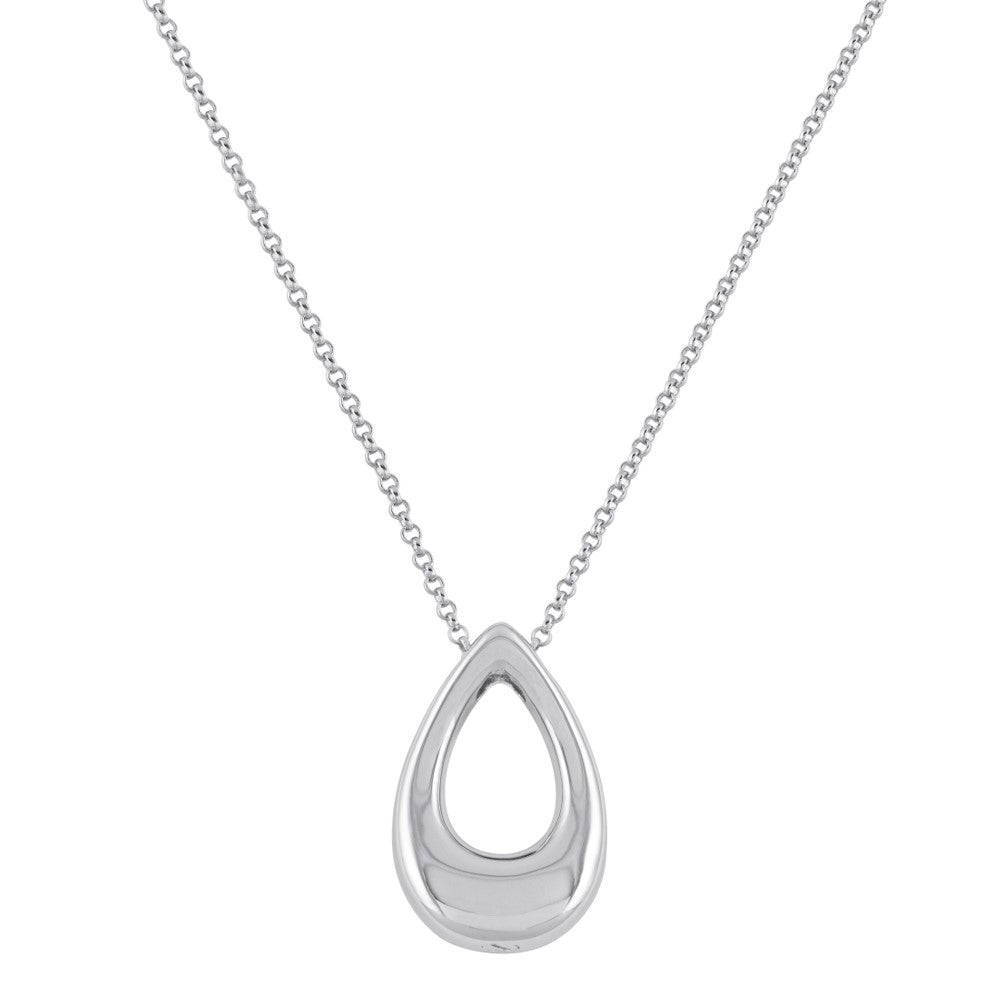 The Hollow Teardrop Cremation Necklace