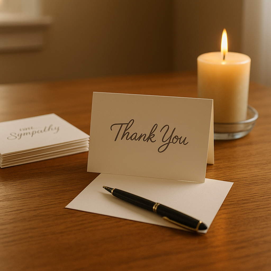 Thank‑You Card Etiquette After a Funeral
