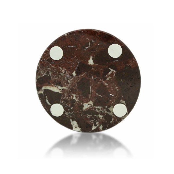 The Wesley in Red Marble Circular Keepsake Urn