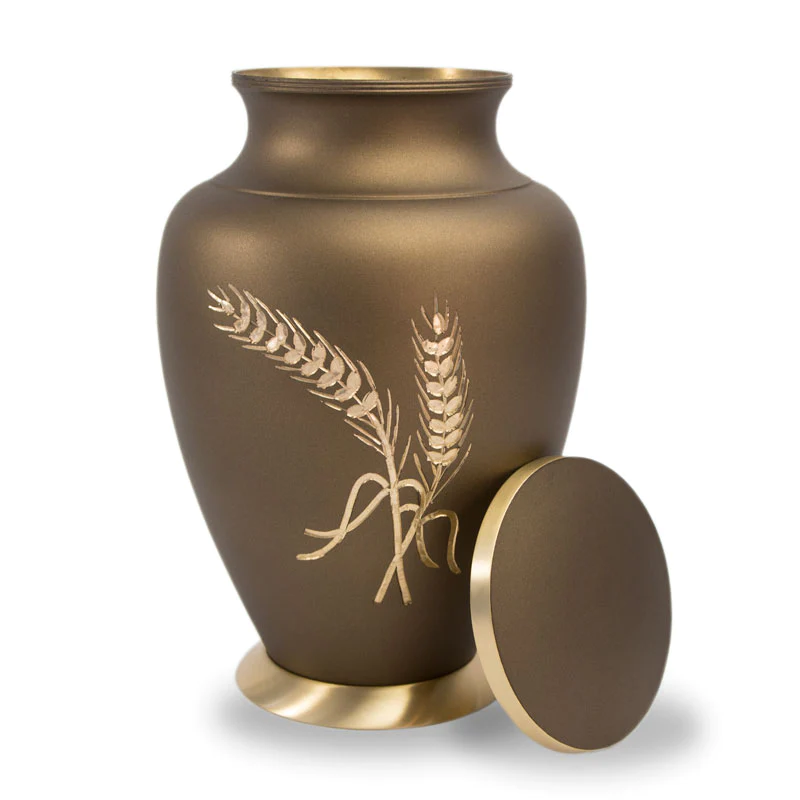 The Linley Wheat Urn in Brown