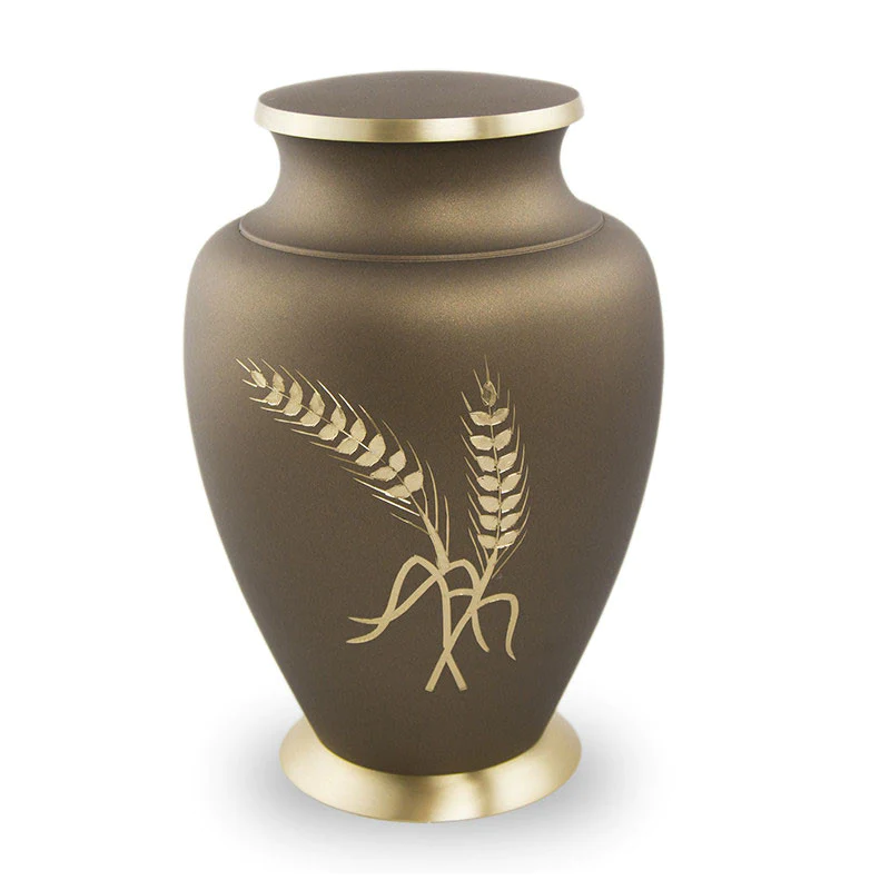 The Linley Wheat Urn in Brown