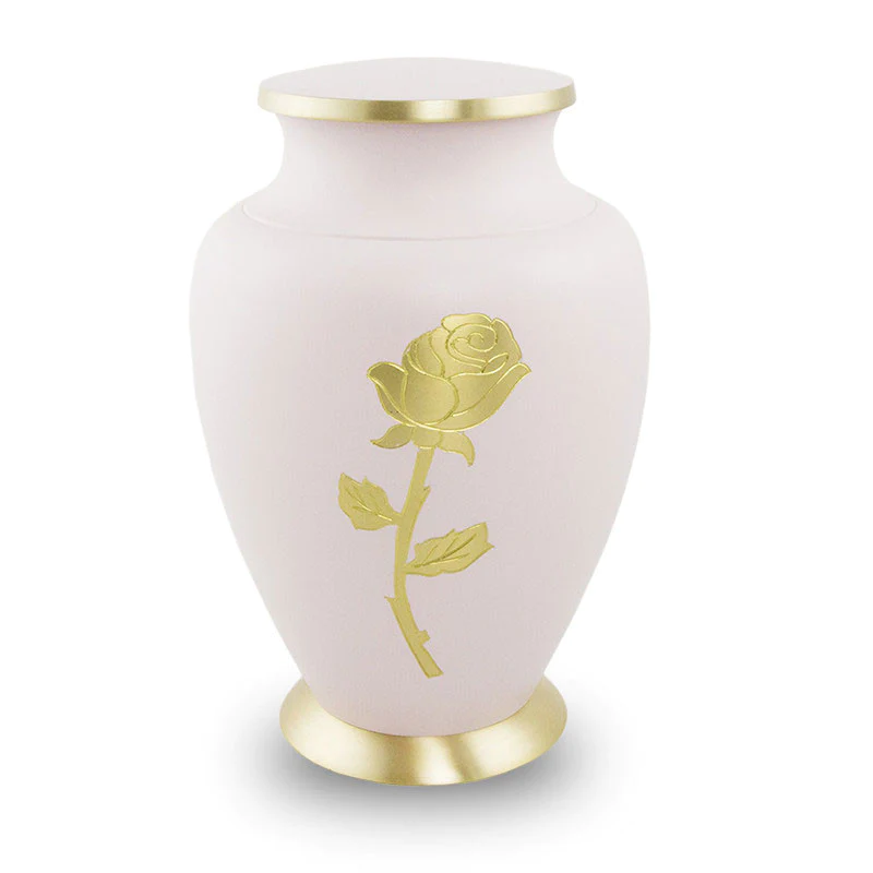 The Linley Rose Urn in Pink