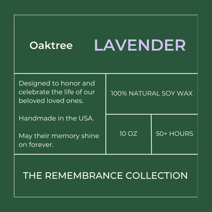 The Oaktree Remembrance Candle