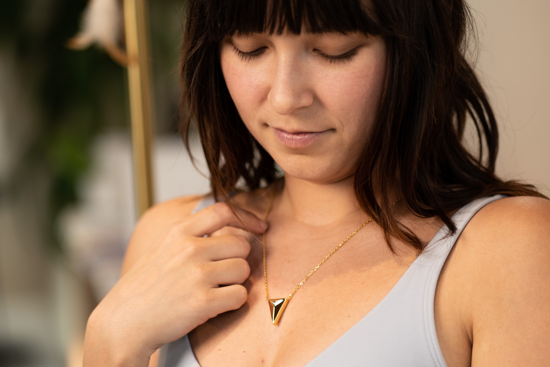 The Pyramid Cremation Necklace