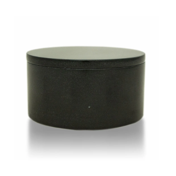 The Wesley in Black Marble Circular Keepsake Urn