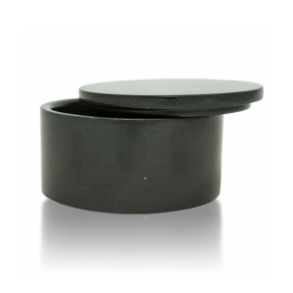 The Wesley in Black Marble Circular Keepsake Urn