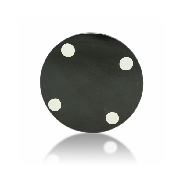 The Wesley in Black Marble Circular Keepsake Urn