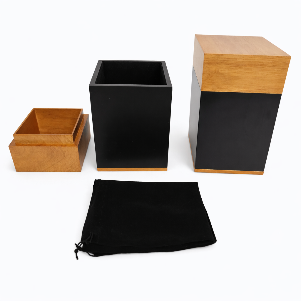 The Tower Urn in Oak