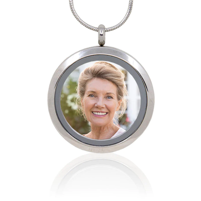 The Bella Photo Cremation Necklace