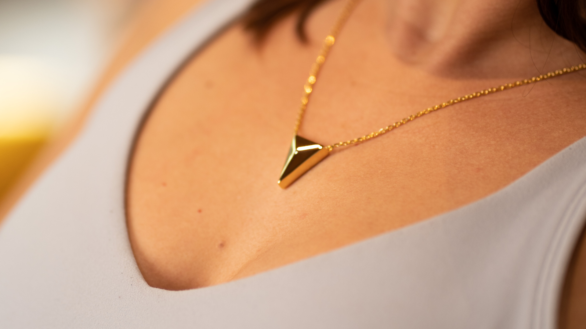 The Pyramid Cremation Necklace