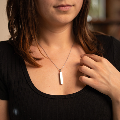 The Bar Cremation Necklace