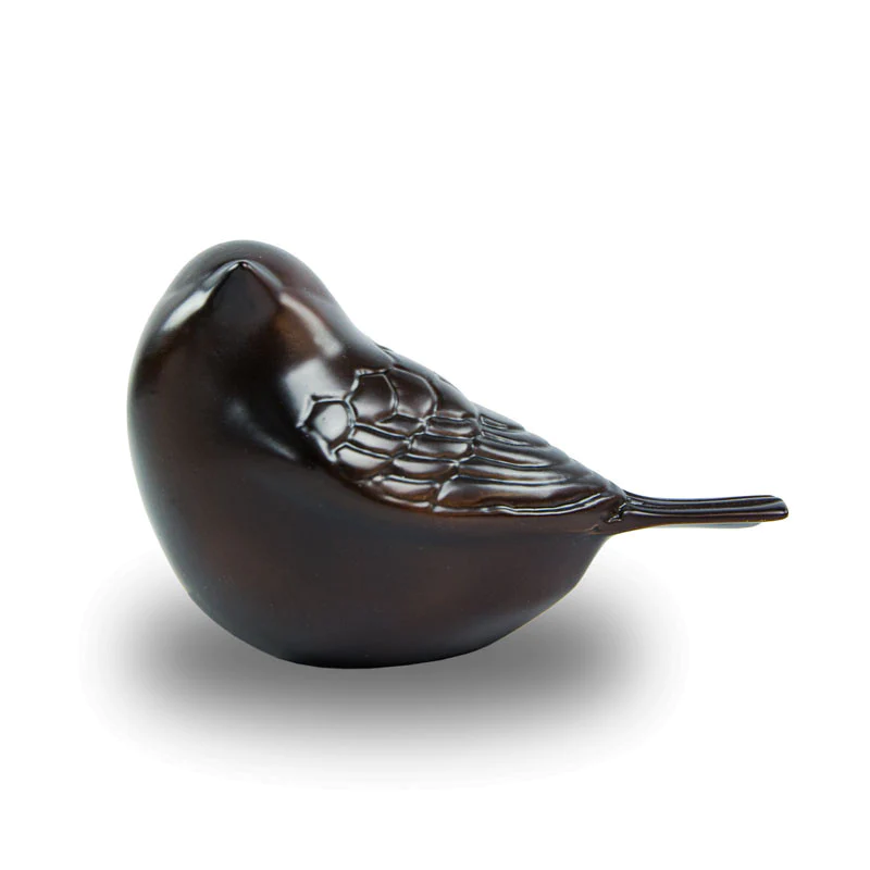 The Lucy Songbird Keepsake Urn in Bronze