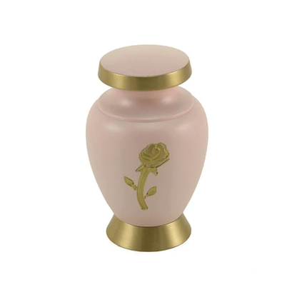 The Linley Rose Urn in Pink