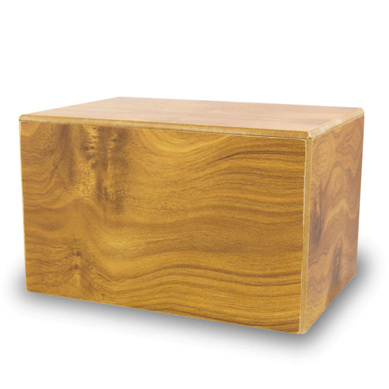 The Berkley Urn in Natural Wood