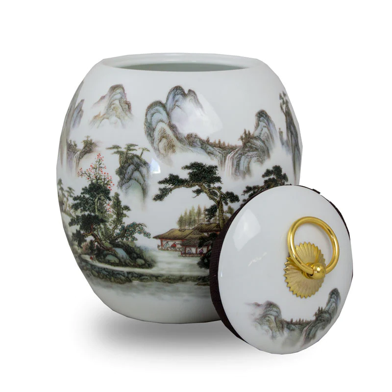 The Bianca Misty Mountains Urn