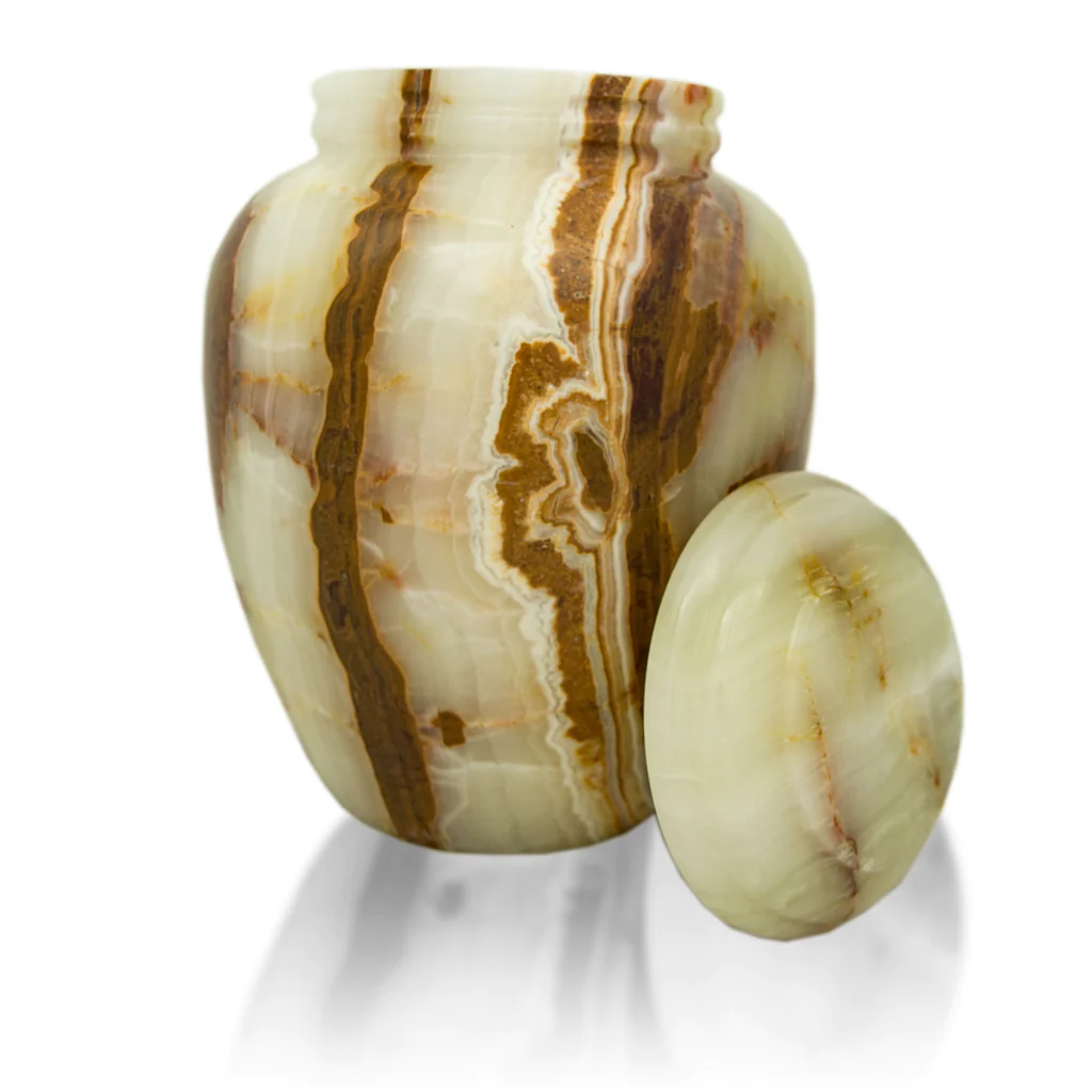 The Willow Urn in Striped Marble