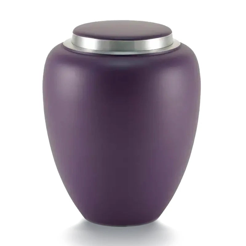 The Bryant Urn in Purple