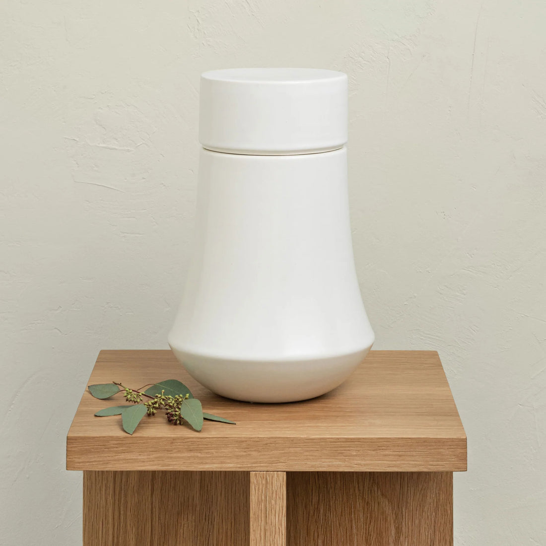 The Emblem Urn in White