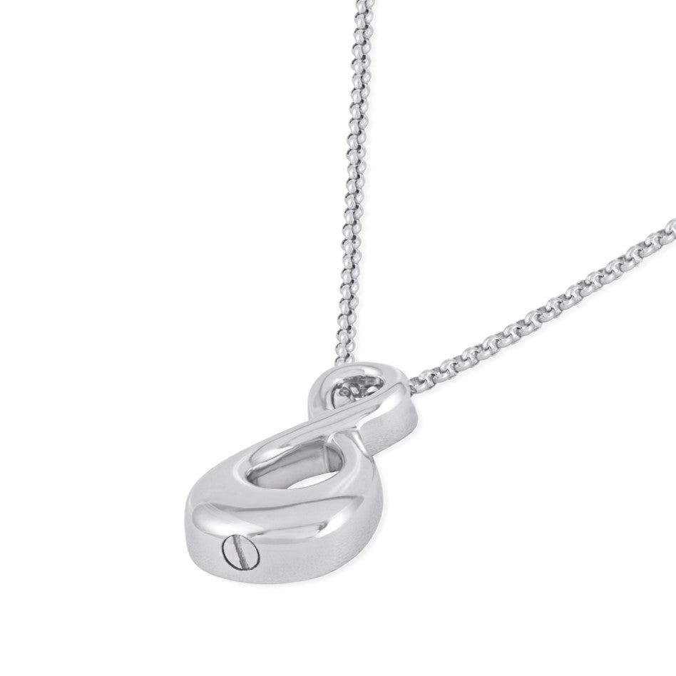 Infinity sales cremation necklace