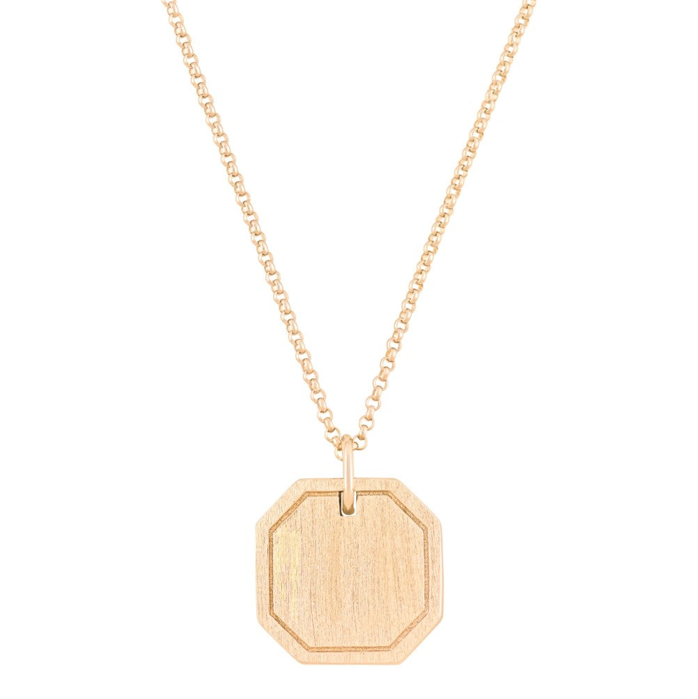 The Octagon Cremation Necklace