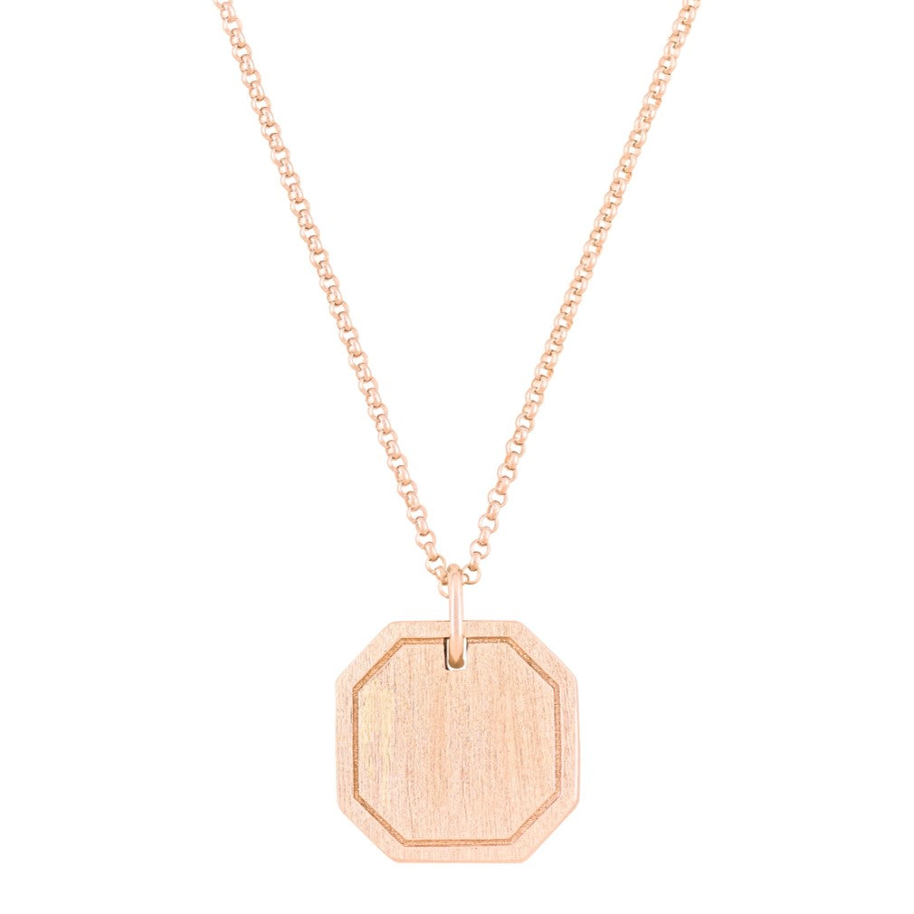 The Octagon Cremation Necklace