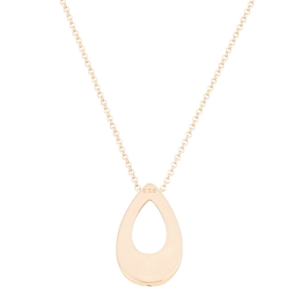 The Hollow Teardrop Cremation Necklace