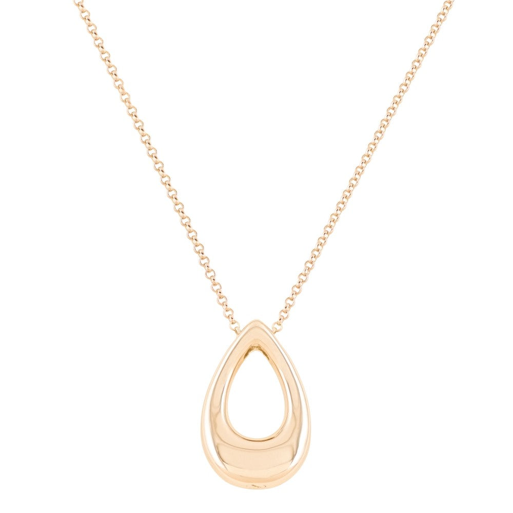 The Hollow Teardrop Cremation Necklace