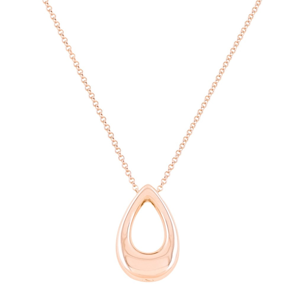 The Hollow Teardrop Cremation Necklace