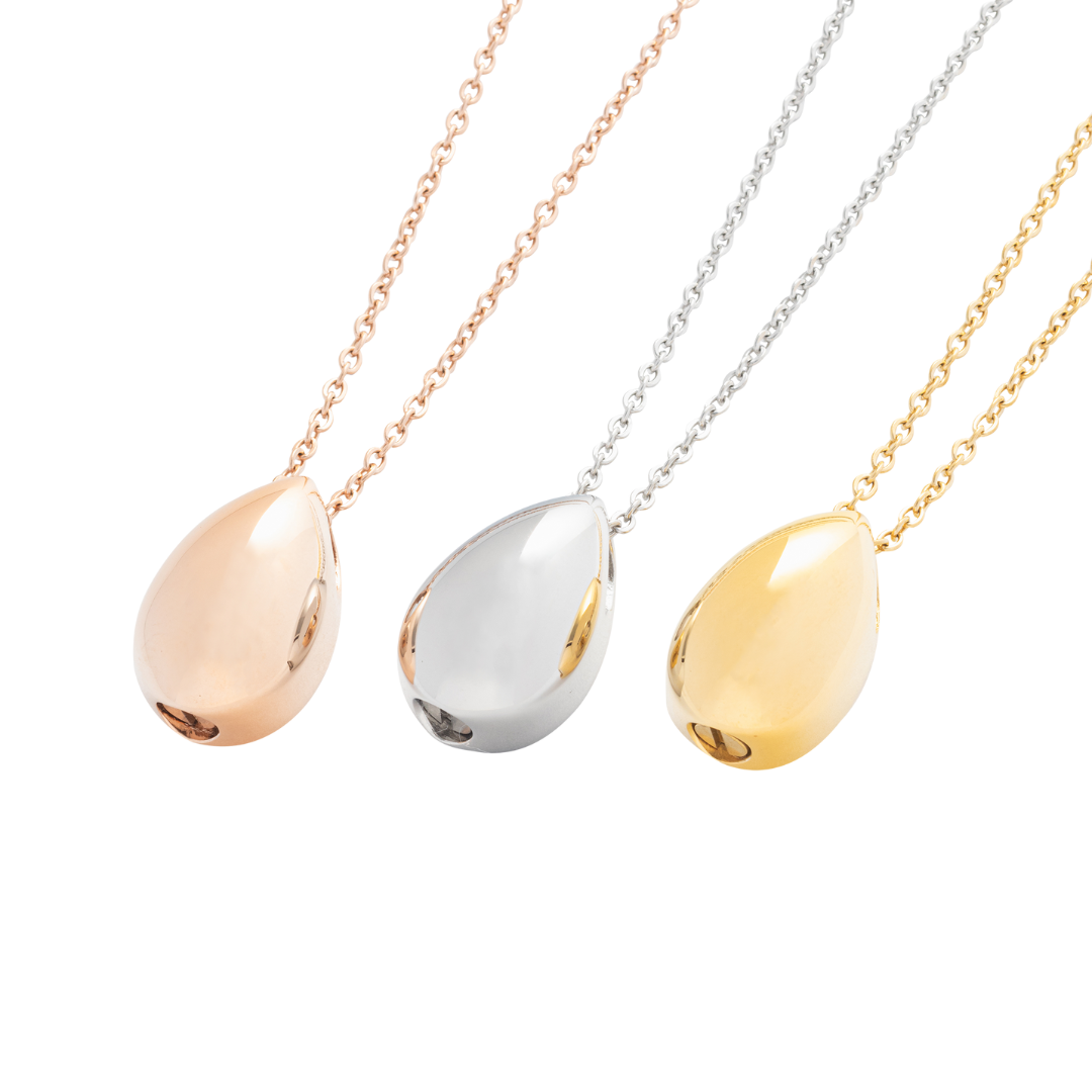 The Hepburn Teardrop Cremation Necklace